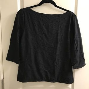 Valerie Separates Black Textured Top L